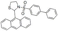Thiazolidine, 2-(9-anthracenyl)-3-([1,1-biphenyl]-4-ylsulfonyl)- (9CI) CAS#: 477516-25-9