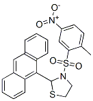 Thiazolidine, 2-(9-anthracenyl)-3-[(2-methyl-5-nitrophenyl)sulfonyl]- (9CI) CAS#: 477515-91-6