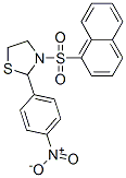 Thiazolidine, 3-(1-naphthalenylsulfonyl)-2-(4-nitrophenyl)- (9CI) CAS#: 537678-26-5
