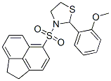Thiazolidine, 3-[(1,2-dihydro-5-acenaphthylenyl)sulfonyl]-2-(2-methoxyphenyl)- (9CI) CAS#: 477516-10-2