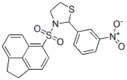 Thiazolidine, 3-[(1,2-dihydro-5-acenaphthylenyl)sulfonyl]-2-(3-nitrophenyl)- (9CI) CAS#: 477516-17-9