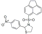 Thiazolidine, 3-[(1,2-dihydro-5-acenaphthylenyl)sulfonyl]-2-(4-nitrophenyl)- (9CI) CAS#: 477516-18-0
