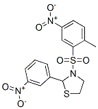 Thiazolidine, 3-[(2-methyl-5-nitrophenyl)sulfonyl]-2-(3-nitrophenyl)- (9CI) CAS#: 477515-82-5