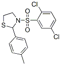 Thiazolidine, 3-[(2,5-dichlorophenyl)sulfonyl]-2-(4-methylphenyl)- (9CI) CAS#: 537678-13-0