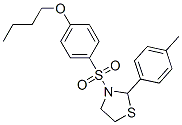 Thiazolidine, 3-[(4-butoxyphenyl)sulfonyl]-2-(4-methylphenyl)- (9CI) CAS#: 537678-12-9
