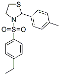 Thiazolidine, 3-[(4-ethylphenyl)sulfonyl]-2-(4-methylphenyl)- (9CI) CAS#: 537678-08-3
