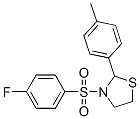 Thiazolidine, 3-[(4-fluorophenyl)sulfonyl]-2-(4-methylphenyl)- (9CI) CAS#: 510733-61-6