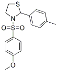 Thiazolidine, 3-[(4-methoxyphenyl)sulfonyl]-2-(4-methylphenyl)- (9CI) CAS#: 510733-59-2