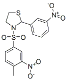 Thiazolidine, 3-[(4-methyl-3-nitrophenyl)sulfonyl]-2-(3-nitrophenyl)- (9CI) CAS#: 477516-30-6