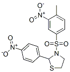 Thiazolidine, 3-[(4-methyl-3-nitrophenyl)sulfonyl]-2-(4-nitrophenyl)- (9CI) CAS#: 477516-33-9