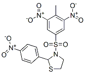 Thiazolidine, 3-[(4-methyl-3,5-dinitrophenyl)sulfonyl]-2-(4-nitrophenyl)- (9CI) CAS#: 477489-72-8