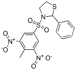 Thiazolidine, 3-[(4-methyl-3,5-dinitrophenyl)sulfonyl]-2-phenyl- (9CI) CAS#: 477489-62-6