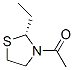 Thiazolidine, 3-acetyl-2-ethyl-, (2R)- (9CI) CAS#: 521317-01-1
