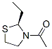 Thiazolidine, 3-acetyl-2-ethyl-, (2S)- (9CI) CAS#: 521317-00-0
