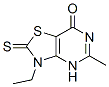 Thiazolo[4,5-d]pyrimidin-7(4H)-one, 3-ethyl-2,3-dihydro-5-methyl-2-thioxo- (9CI) CAS#: 524037-07-8