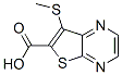 Thieno[2,3-b]pyrazine-6-carboxylic  acid,  7-(methylthio)- CAS#: 521948-60-7
