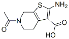 Thieno[2,3-c]pyridine-3-carboxylic acid, 6-acetyl-2-amino-4,5,6,7-tetrahydro- (9CI) CAS#: 487413-70-7