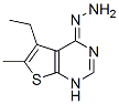 Thieno[2,3-d]pyrimidin-4(1H)-one, 5-ethyl-6-methyl-, hydrazone (9CI) CAS#: 439692-91-8