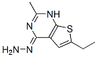 Thieno[2,3-d]pyrimidin-4(1H)-one, 6-ethyl-2-methyl-, hydrazone (9CI) CAS#: 439692-95-2