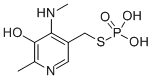 Thiophosphoric acid dihydrogen S-[[4-(aminomethyl)-5-hydroxy-6-methyl-3-pyridinyl]methyl] ester CAS#: 51989-44-7