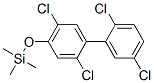 Trimethyl[[2,2',5,5'-tetrachloro(1,1'-biphenyl)-4-yl]oxy]silane CAS#: 55683-18-6