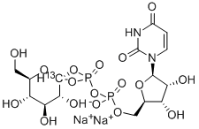 URIDINE DIPHOSPHATE-ALPHA-D-[1-13C]GLUCOSE DISODIUM SALT CAS#: 478529-38-3