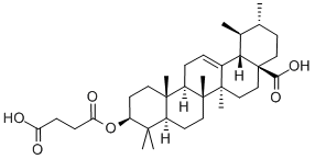 Urs-12-en-28-oic acid,3-(3-carboxy-1-oxopropoxy)-,(3b)- (9CI) CAS#: 54717-85-0