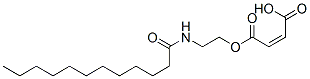 (Z)-2-Butenedioic acid hydrogen 1-[2-[(1-oxododecyl)amino]ethyl] ester CAS#: 5877-44-1