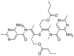[(Z)-4-[(4-amino-2-methyl-pyrimidin-5-yl)methyl-formyl-amino]-3-[(E)-2-[(4-amino-2-methyl-pyrimidin-5-yl)methyl-formyl-amino]-5-butanoyloxy-pent-2-en-3-yl]sulfanyl-pent-3-enyl] butanoate CAS#: 54690-41-4