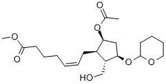 (Z)-7-[(1R,2S,3R,5S)-5-ACETOXY-2-HYDROXYMETHYL-3-(TETRAHYDRO-PYRAN-2-YLOXY)-CYCLOPENTYL]-HEPT-5-ENOIC ACID METHYL ESTER CAS#: 57429-54-6