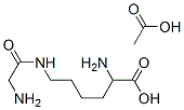 acetic acid, 2-amino-6-[(2-aminoacetyl)amino]hexanoic acid CAS#: 5460-54-8