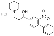 alpha-(2-Nitro-4-biphenylyl)-1-piperidinepropanol hydrochloride CAS#: 59401-30-8