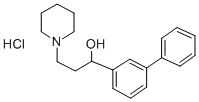 alpha-(3-Biphenylyl)-1-piperidinepropanol hydrochloride CAS#: 50910-15-1