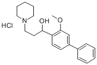 alpha-(3-Methoxy-4-biphenylyl)-1-piperidinepropanol hydrochloride CAS#: 50910-27-5