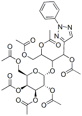 alpha-D-Galactopyranoside, 2,3-bis(acetyloxy)-1-[(acetyloxy)(2-phenyl- 2H-1,2,3-triazol-4-yl)methyl]propyl, 2,3,4,6-tetraacetate, [1S-[1R*(S* ),2S*]]- CAS#: 56298-40-9