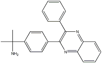 alpha,alpha-Dimethyl-4-(3-phenyl-2-quinoxalinyl)benzenemethanamine CAS#: 473382-48-8