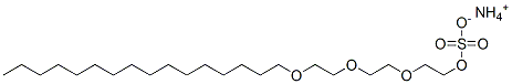 ammonium 2-[2-[2-(hexadecyloxy)ethoxy]ethoxy]ethyl sulphate CAS#: 56049-85-5