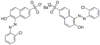 barium 5-[(2-chlorophenyl)azo]-6-hydroxynaphthalene-2-sulphonate CAS#: 5858-88-8