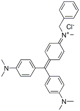 benzyl[4-[bis[p-(dimethylamino)phenyl]methylene]cyclohexa-2,5-dien-1-ylidene]methylammonium chloride CAS#: 5974-19-6