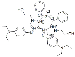 bis[1-benzyl-5-[[4-(diethylamino)phenyl]azo]-2-(2-hydroxyethyl)-1H-pyrazolium] tetrachlorozincate CAS#: 51733-03-0