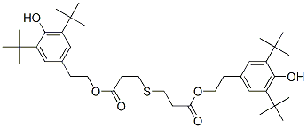 bis[2-[3,5-bis(1,1-dimethylethyl)-4-hydroxyphenyl]ethyl] 3,3'-thiobispropionate CAS#: 56525-25-8