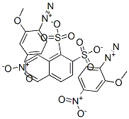 bis(2-methoxy-4-nitrobenzenediazonium) naphthalenedisulphonate CAS#: 56307-70-1