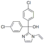 bis(4-chlorophenyl)-(1-ethenylimidazol-2-yl)methanol CAS#: 49823-06-5