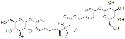 bis(4-(glucopyranosyloxy)benzyl) 2-sec-butylmalate CAS#: 58139-23-4