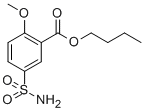 butyl 5-sulphamoyl-o-anisate CAS#: 53371-99-6