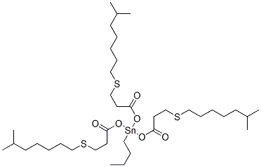 butyltris[3-(isooctylthio)-1-oxopropoxy]stannane CAS#: 53236-83-2