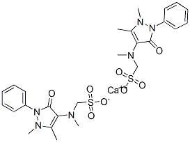calcium [(2,3-dihydro-1,5-dimethyl-3-oxo-2-phenyl-1H-pyrazol-4-yl)methylamino]methanesulphonate CAS#: 51996-59-9