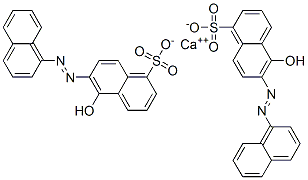 calcium bis[5-hydroxy-6-(naphthylazo)naphthalenesulphonate] CAS#: 6373-10-0