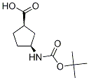 cis-3-[(tert-Butoxycarbonyl)amino]cyclopentane-1-carboxylic acid, tert-Butyl (cis-3-carboxycyclopent-1-yl)carbamate CAS#: 410090-37-8