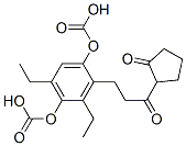 diethyl 2-[3-oxo-3-(2-oxocyclopentyl)propyl]-p-phenylene dicarbonate CAS#: 51943-99-8